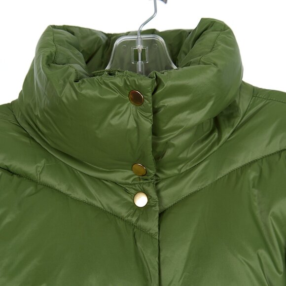 J.Crew Villa Puffer Coat with PrimaLoft in Utility Green Women's Medium - Picture 3 of 9